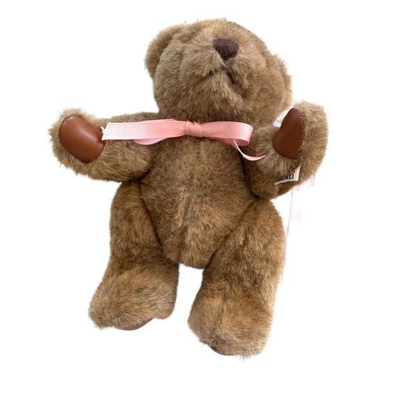 Vintage Gund Teddy Bear 1982 Brown Plush  9.5"  Fully Jointed EUC - Picture 2 of 9